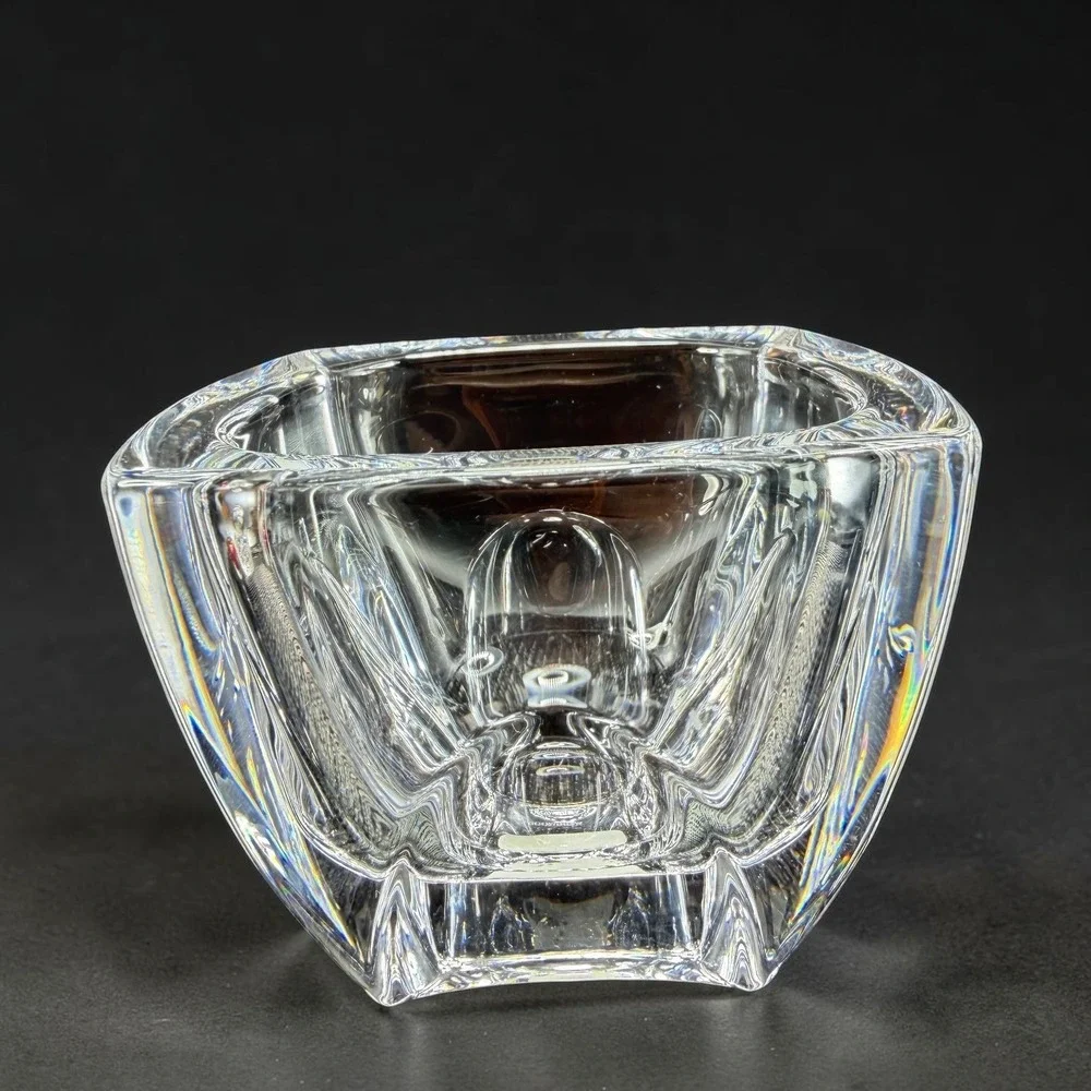 Vera Wang Wedgwood Cabochon Votive Full Lead Crystal‎ Candle Holder Germany 3
